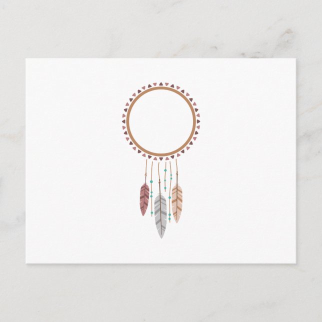 Indian Dream Catcher Postkarte (Vorderseite)