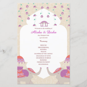 Indian Elegance Hochzeitsprogramm