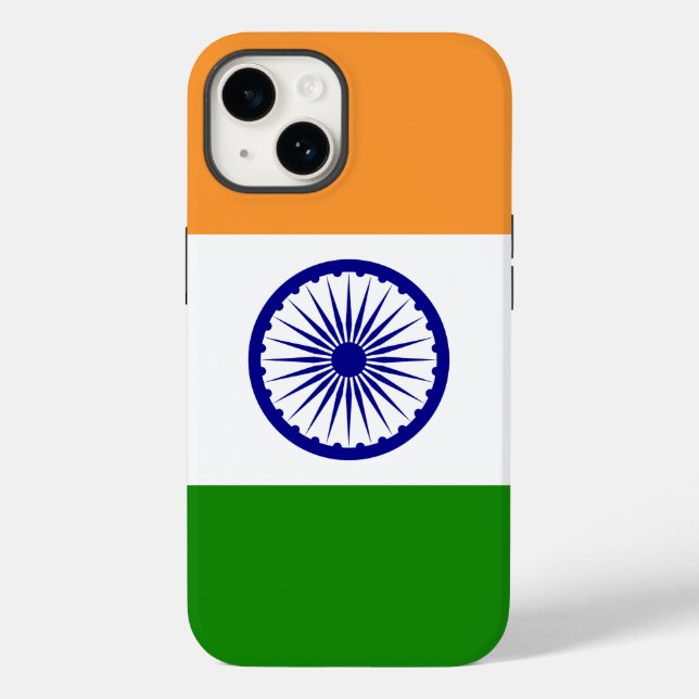 Indian flag Case-Mate iPhone 14 hülle (Rückseite)