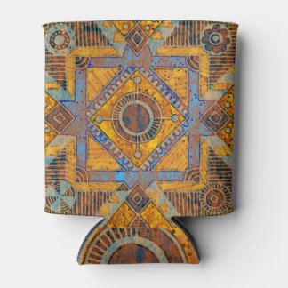 Indian Floral Paisley: Ethnische Medallion. Dosenkühler