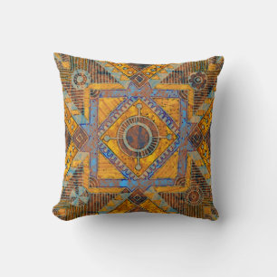 Indian Floral Paisley: Ethnische Medallion. Kissen