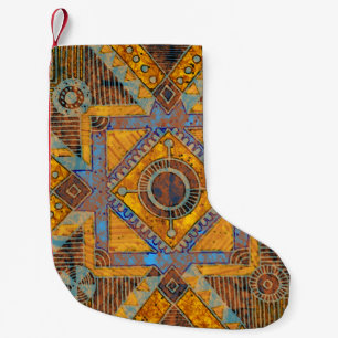 Indian Floral Paisley: Ethnische Medallion. Kleiner Weihnachtsstrumpf