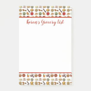 Indian Foods Geschirr Cuisine of India Illustratio Post-it Klebezettel