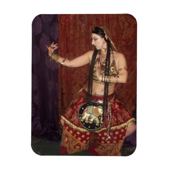 Indian Fusion Dancer Magnet (Vertikal)