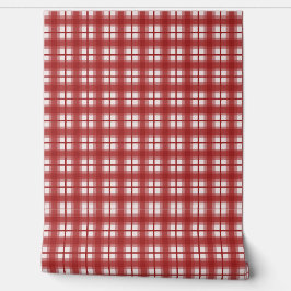 Indian Gingham - Mexican Red Tapete