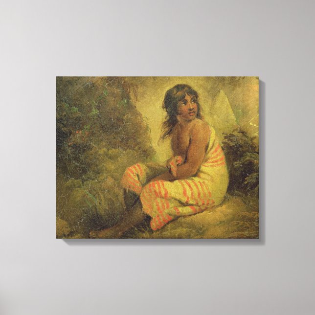 Indian Girl, 1793 Leinwanddruck (Vorderseite)