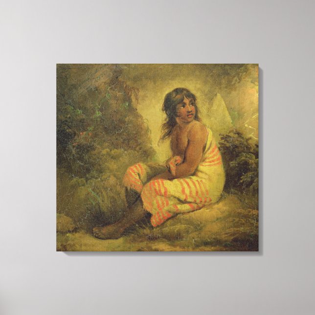 Indian Girl, 1793 Leinwanddruck (Vorderseite)