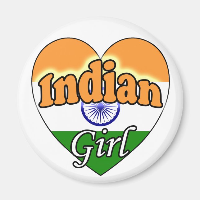 Indian Girl Magnet (Vorne)
