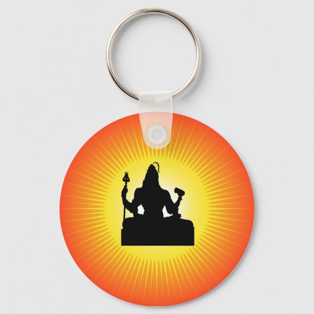Indian God Shiva - Schlüsselanhänger (Vorderseite)
