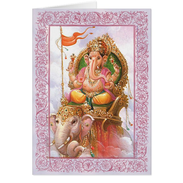 Indian Gods/Ganesha - Notecard (Vorne)