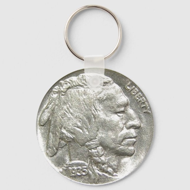 INDIAN HEAD NICKEL SCHLÜSSELANHÄNGER (Vorderseite)