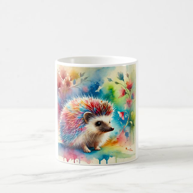 Indian Hedgehog 200624AREF216 - Watercolor Kaffeetasse (Mittel)