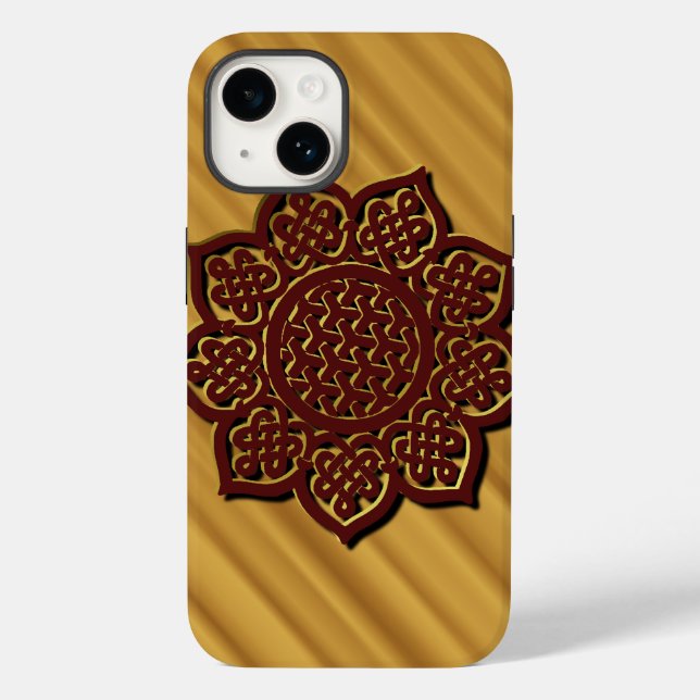 Indian Henna Case-Mate iPhone 14 Hülle (Rückseite)