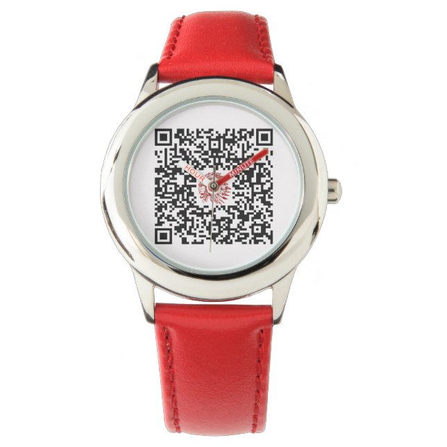 Indian Hilfs Chiefs Kids' Coded Time Piece Armbanduhr (Vorderseite)