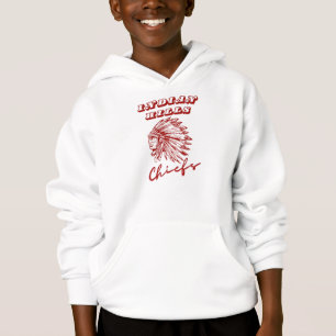"Indian Hills Elementary Chiefs Bio Hoodie-QR Hoodie