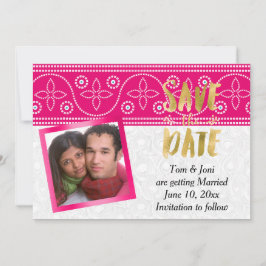 Indian Hindu Wedding Foto Save the Date