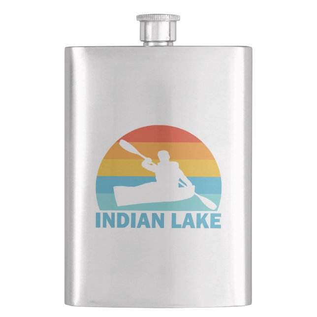 Indian Lake New York Kayak Flachmann (Vorderseite)