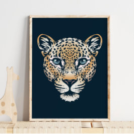 Indian Leopard Wildlife Print | Leopard Print Poster