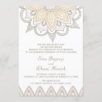 Indian Mehndi Hindu Elegant Hochzeit hoch entwicke