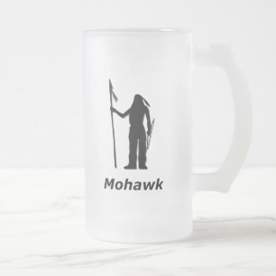 Indian Mohawk Mattglas Bierglas