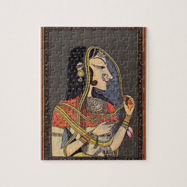 Indian Mughal Woman, Vintag Style (Vertikal)
