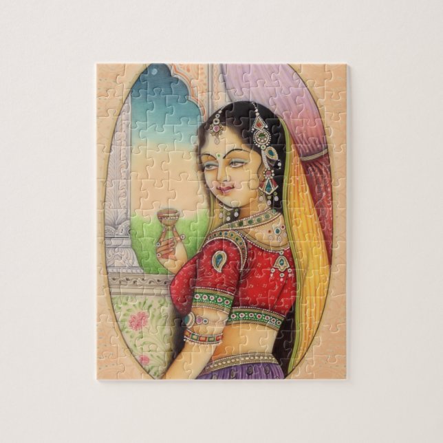 Indian Mughal Woman, Vintag Style (Vertikal)