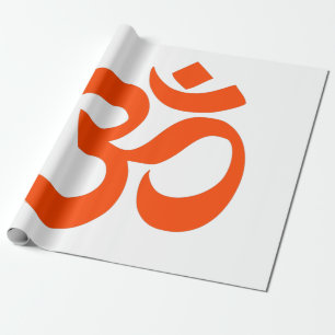 Indian Om Symbol Geschenkpapier