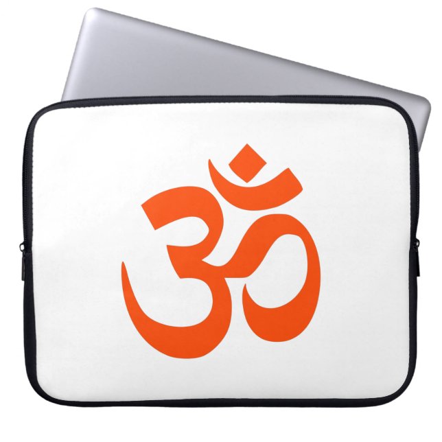 Indian Om Symbol Laptopschutzhülle (Vorderseite)
