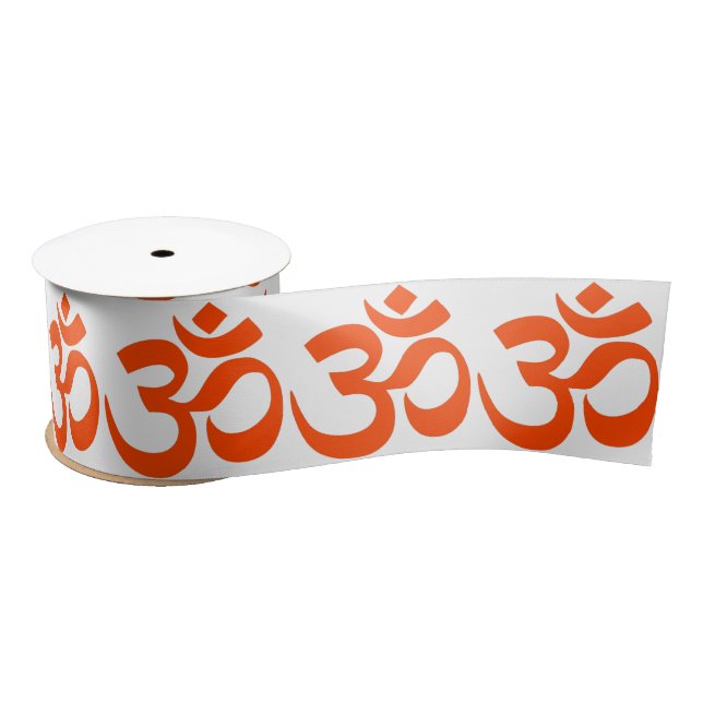 Indian Om Symbol Satinband (Spule)