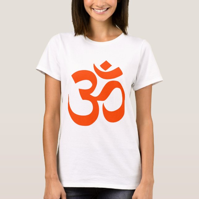 Indian Om Symbol T-Shirt (Vorderseite)