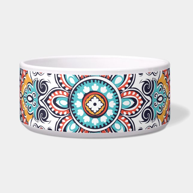 Indian Paisley: Ethnisches Mandala Muster Napf (Vorderseite)