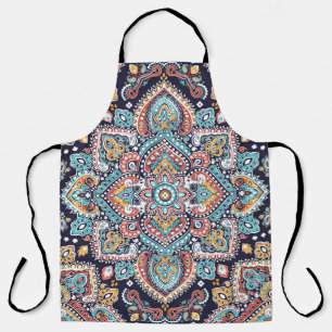 Indian Paisley: Ethnisches Mandala Muster Schürze