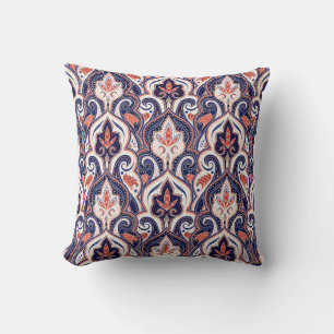 Indian paisley pattern seamless. Persian arabesque Kissen