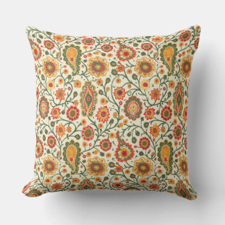 Indian Paisley Print Kissen