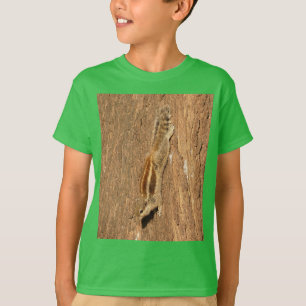 Indian Palm Eichhörnchen auf einem Baumstamm T-Shirt