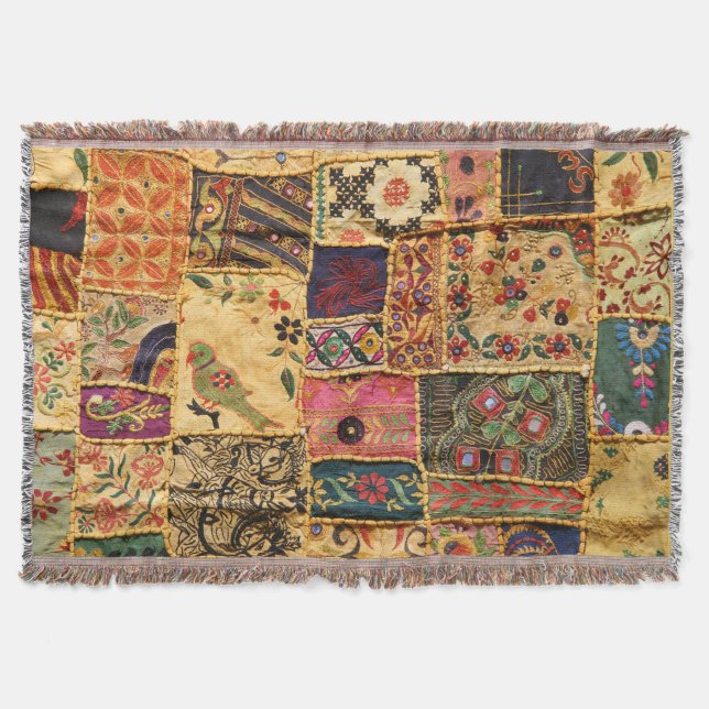 Indian Patchwork: Hampi Market Cloth. Decke (Vorderseite)