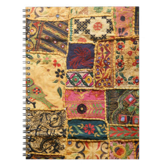 Indian Patchwork: Hampi Market Cloth. Notizblock