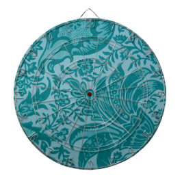 Indian Pattern (von William Morris) Dart Board Dartscheibe