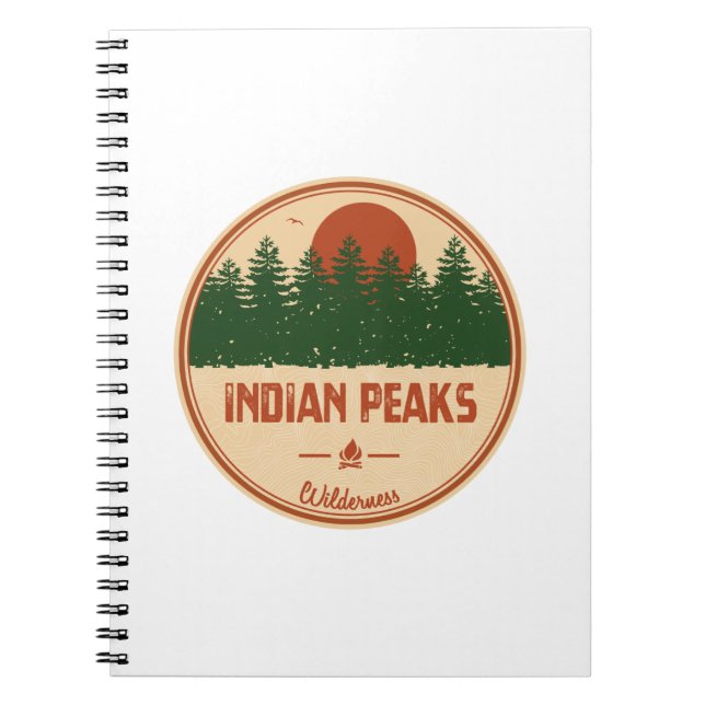 Indian Peaks Wilderness Colorado Notizblock (Vorderseite)