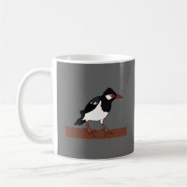 Indian Pied Myna Bird Art Kaffeetasse