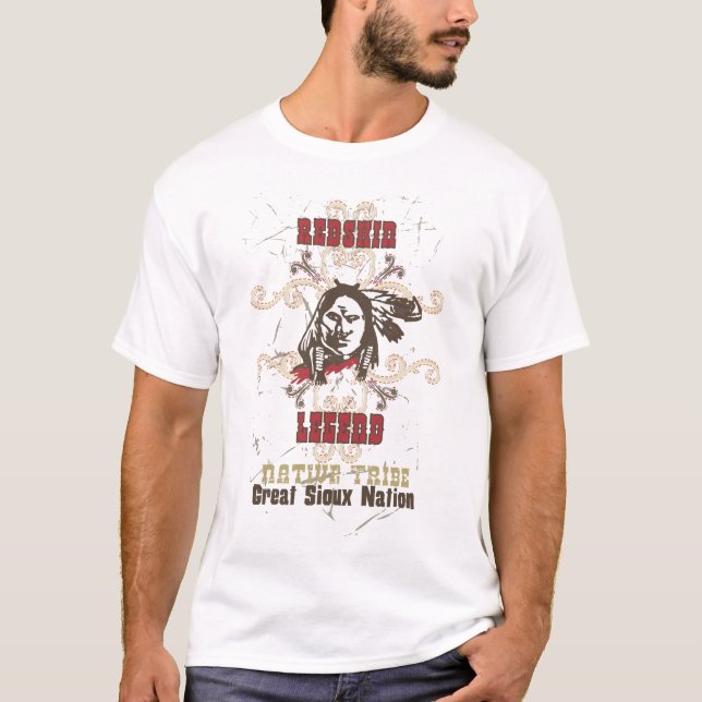 Indian Redskin Legende T-Shirt (Vorderseite)