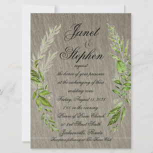 Indian River Flat Hochzeitseinladung Einladung
