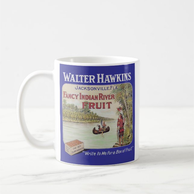 Indian River Frucht Obstkiste Kaffeetasse (Links)