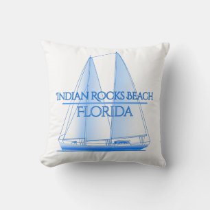 Indian Rocks Beach Coastal Nautical Sailing Kissen