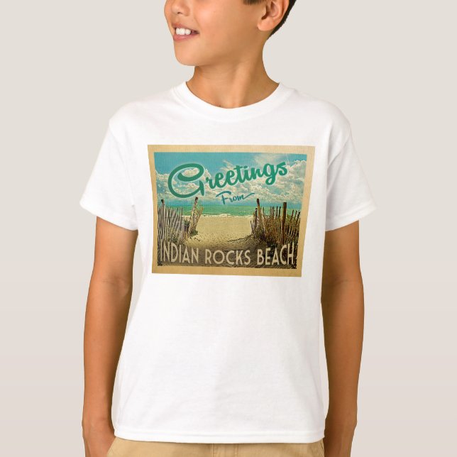 Indian Rocks Beach Vintage Travel T-Shirt (Vorderseite)