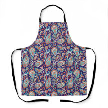 Indian style paisley floral seamless pattern