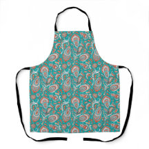 Indian style paisley floral seamless pattern