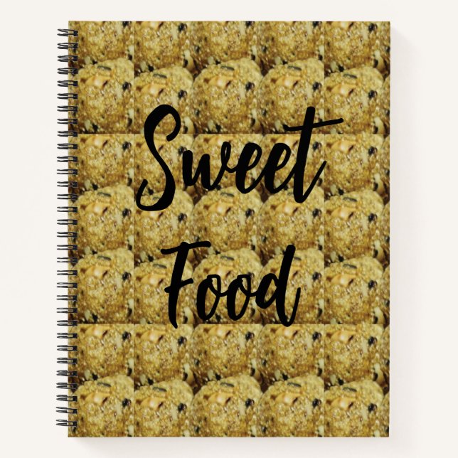 Indian Sweet Til Laddu Sweet Food Notizbuch (Vorderseite)