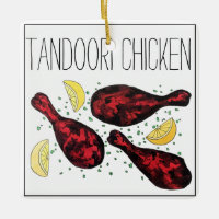 Indian Tandoori Chicken Food Illustration Art