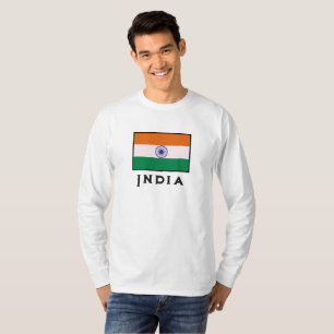 Indian Tricolor Tiranga Flag T-Shirt
